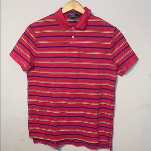 Ralph Lauren Polo Shirt Red Sz L